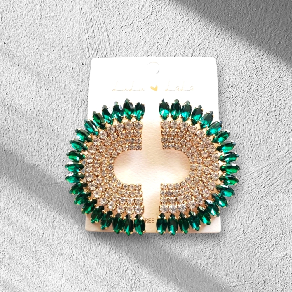 Marquise Crescent Earrings